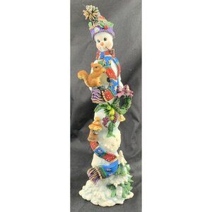 Lenox Pencil Snowman Winter Companion Christmas Figurine 11.5" Tall 2000